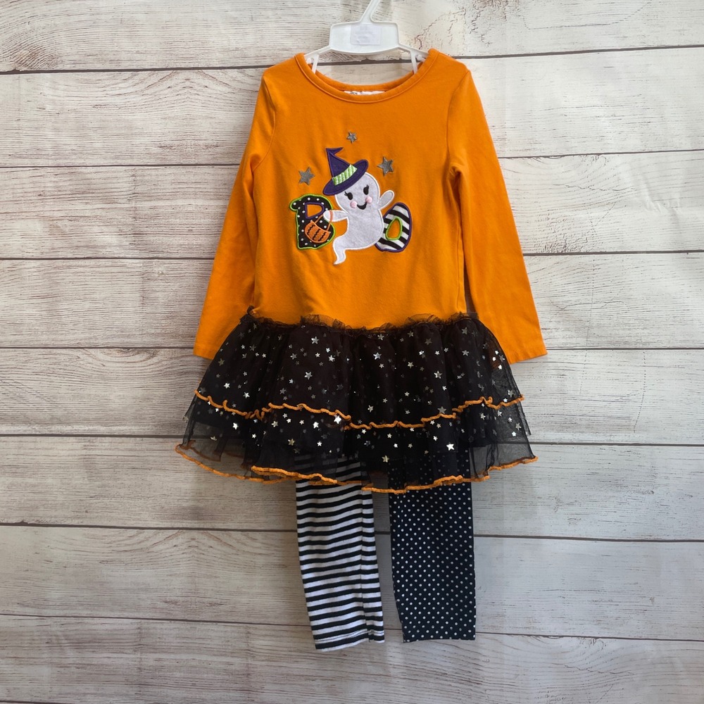 BONNIE JEAN TWO PIECE HALLOWEEN DESIGN PANT SET